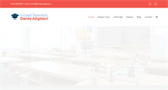 Desktop Screenshot of liceuldantealighieri.ro